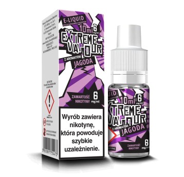 E-LIQUID Extreme Vapour 6mg/ml 10ml (Jagoda)