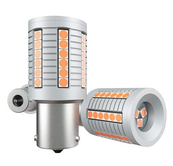 EM Automotiv Żar. LED S1 PY21W 7057 BAU15s Amber