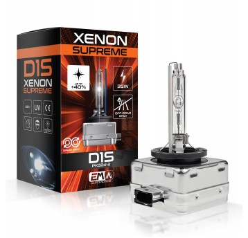EM Automotive® Palnik Xenon Żarnik D1S 6000K 35W 85V Super White