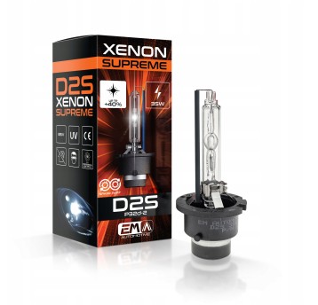 EM Automotive® Palnik Xenon Żarnik D2S 6000K 35W 85V Super White