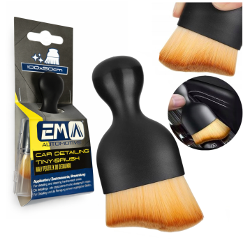 EM Automotive® Pędzel Premium Car do Detailingu i Czyszczenia Auta Miękka Szczotka