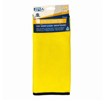 EM Automotive® Ręcznik z Mikrofibry 30x40 cm 600 GSM do Osuszania i Polerowania Auta