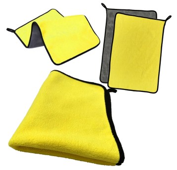 EM Automotive® Ręcznik z Mikrofibry do Osuszania Samochodu Szybkoschnący 60x40 cm