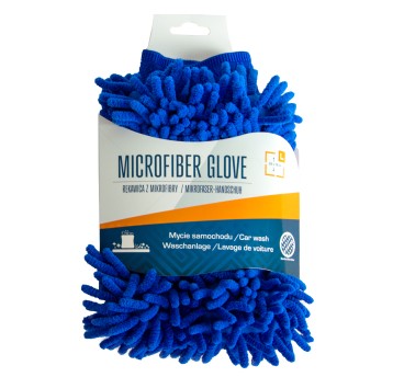 EM Automotive® Rękawica z Mikrofibry do Mycia Samochodu 25x18 cm