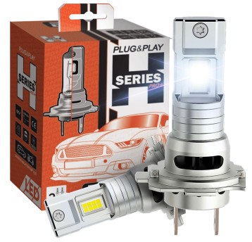 EM Automotive® Żarówki LED H7 12V 60W 13000 LM 6000K Xenon White Komplet 2 Sztuki