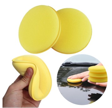 EM Automotive® Zestaw 2 Gąbek do Woskowania Aplikator Pad