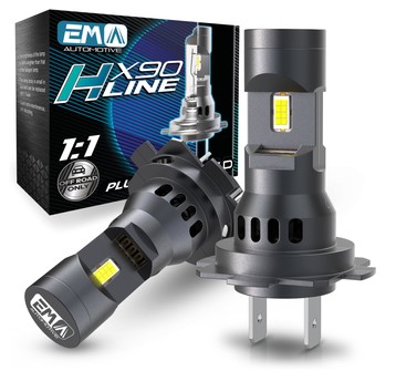 EM Automotive® Zestaw 2 Żarówek LED H7 Plug and Play 70 W LED