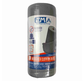 EM Automotive® Zestaw 50 Ściereczek z Mikrofibry do Czyszczenia i Polerowania Auta Samochodu
