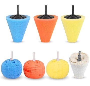 EM Automotive Zestaw 7szt. gąbek do polerowania