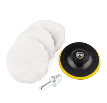 Futro polerskie na rzep do polerowania zestaw