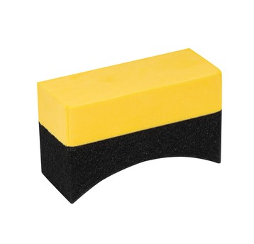 Gąbka aplikator do opon samochodowych 95x35x65 mm AMIO-02519