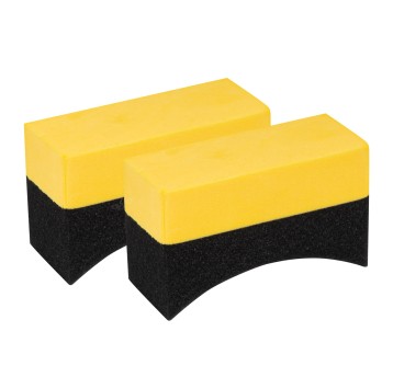 Gąbka aplikator do opon samochodowych zestaw 2 szt.