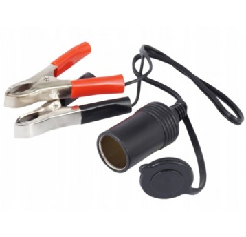 Gniazdo elektryczne EURO z przewodem 40cm i krokod