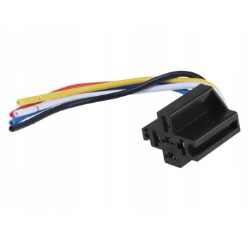 Gniazdo przekaźnika sam. z przew.15cm plastikowe