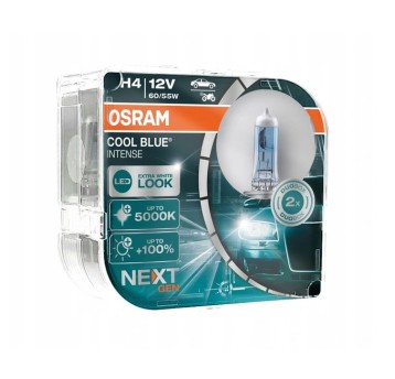 H4 Duo Osram COOL BLUE Int.NextGen P43t 12V 60/55W