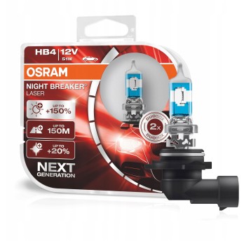 HB4 Duo OSRAM NIGHT BREAKER® LASER Next Gen. 150%