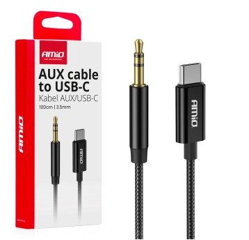 Kabel audio USB-C na AUX Mini Jack 3.5mm 1m