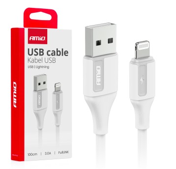 Kabel do ładowania USB-A - LIGHTNING IPHONE 3A 100cm FullLINK