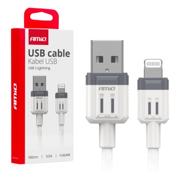Kabel do ładowania USB-A - LIGHTNING IPHONE 3A 100cm FullLINK
