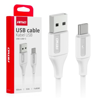 Kabel do ładowania USB-A - USB-C 3A 100cm FullLINK