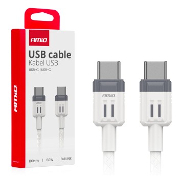 Kabel do ładowania USB-C - USB-C 60W 100cm FullLINK