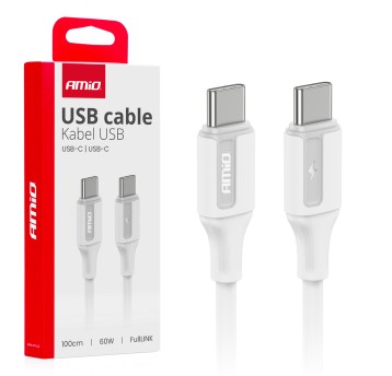 Kabel do ładowania USB-C - USB-C 60W 100cm FullLINK