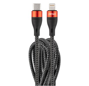 Kabel UC-19 USB-C + Lightning iphone 200 cm FullLINK AMIO-02931