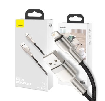 Kabel USB do Lightning Baseus Ca. 2.4A 2m (czarny)