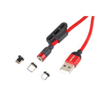Kabel USB magnetyczny 3w1 na Lightning USB-C micro USB 1 m UC-8 AMIO-02522