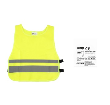 Kamizelka ostrzegawcza dziecięca żółta SVK-03 z ce