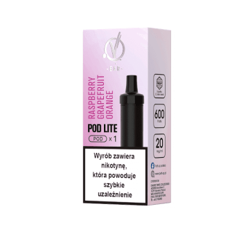 KARTRIDŻ VBAR Cubo Lite 2 ml 20 mg Papieros jednorazowy (Raspberry, grapefruit, orange)
