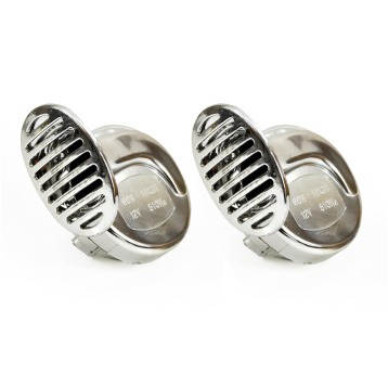 Klakson Chrom 12V 2 pcs CHR-01