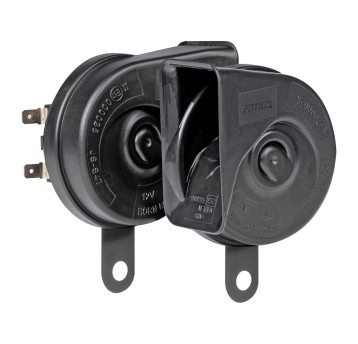 Klakson sygnał dźwiękowy 12V 2 sztuki