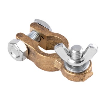 Klema akumulatora mosiężna MOTYL 600AMP MINUS