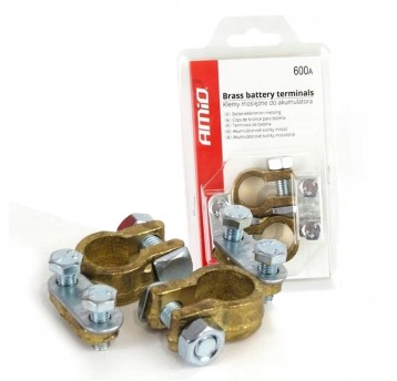Klemy akumulatora mosiężne STANDARD 600A
