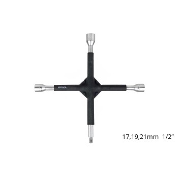 Klucz krzyżakowy gumowany 17 mm 19 mm 21 mm 1/2"