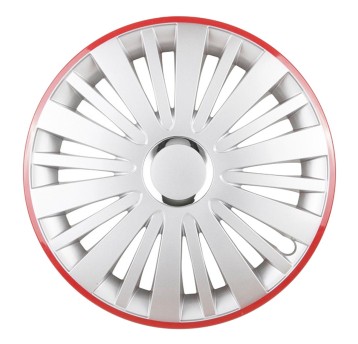 Kołpak FALCON 16" srebrny z czerwonym rantem