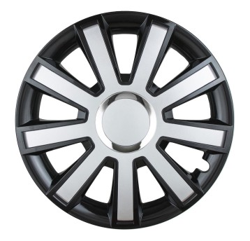 Kołpak FLASH 14" czarno-srebrny