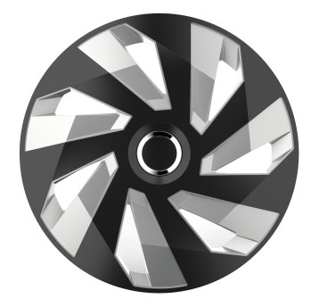 Kołpak / Wheel Cover Vector RC SILVER&BLACK 16"