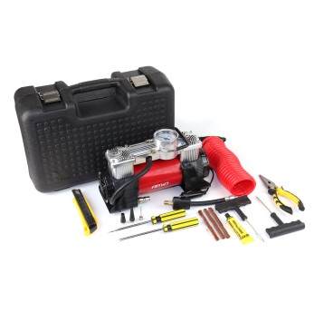 Kompresor samochodowy ACOMP-18 metalowy 2 cylindry 12V