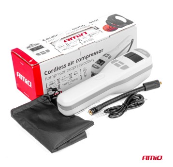 Kompresor samochodowy bezprzewodowy pompka elektryczna rowerowa 40W ACOMP-19