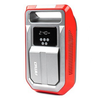 Kompresor samochodowy cyfrowy pompka 12V LED LCD AMIO-03268