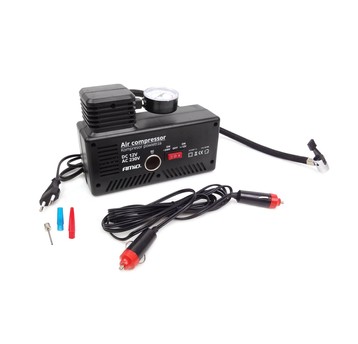 Kompresor samochodowy pompka 12V 230V ACOMP-13 AMIO-02188