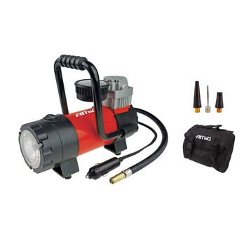 Kompresor samochodowy pompka 12V LED ACOMP-06 AMIO-02180