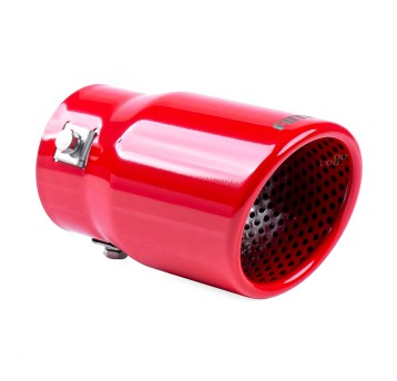 Końcówka tłumika wydechu s.nierdzewna czerwona 031