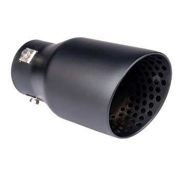 Końcówka tłumika wydechu stal nierdzewna czarna matowa