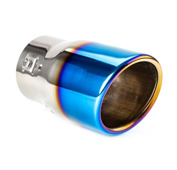 Końcówka tłumika wydechu stal nierdzewna MT 007BLC opalana