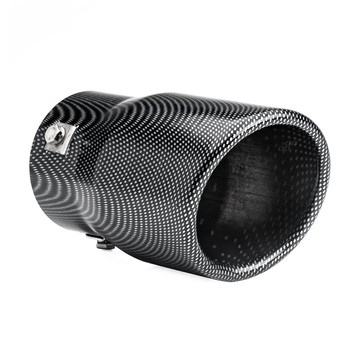 Końcówka tłumika wydechu stal nierdzewna MT 007C carbon AMIO-01117