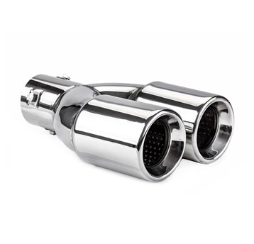 Końcówka tłumika wydechu stal nierdzewna MT 008 chrom AMIO-01308