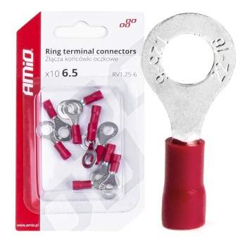 Konektory końcówki złączki oczkowe AMIO-03078